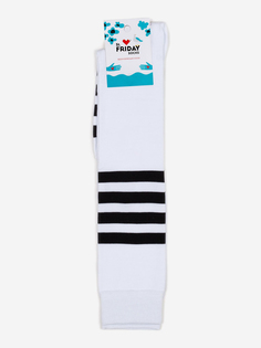 Гольфы с полосками St.Friday Socks - Необычные - Белые, Белый