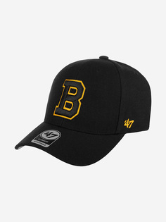 Бейсболка 47 BRAND HVIN-MVP01WBV Boston Bruins NHL (черный), Черный 47