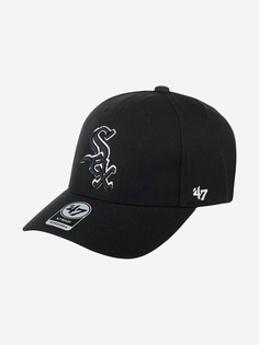 Бейсболка 47 BRAND B-MVP06WBP-BK Chicago White Sox MLB (черный), Черный 47