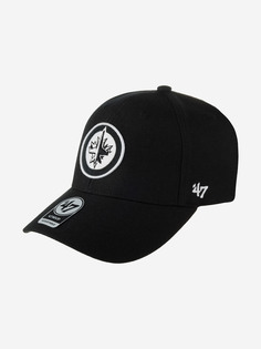 Бейсболка 47 BRAND H-MVP47WBV-BKW Winnipeg Jets NHL (черный), Черный 47