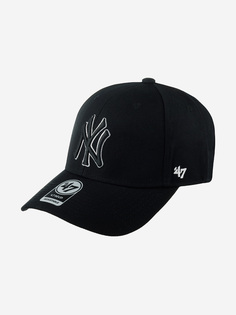 Бейсболка 47 BRAND B-MVPSP17WBP-BKC New York Yankees MLB (черный), Черный 47