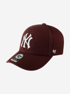 Бейсболка 47 BRAND B-GWMVP17GWS-KM New York Yankees MLB (малиновый), Мультицвет 47