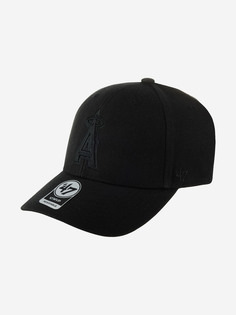 Бейсболка 47 BRAND B-MVP04WBV-BKB Los Angeles Angels MLB (черный), Черный 47