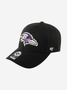 Бейсболка 47 BRAND F-MVP03WBV-BK Baltimore Ravens NFL (черный), Черный 47