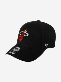 Бейсболка 47 BRAND K-MVP27WBV-BK Miami Heat NBA (черный), Черный 47