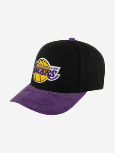 Бейсболка MITCHELL NESS HP7976-LALBLCK Los Angeles Lakers NBA (черный), Черный Mitchell&Ness