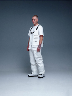 Штаны сноубордические Three piece set, Белый Terror