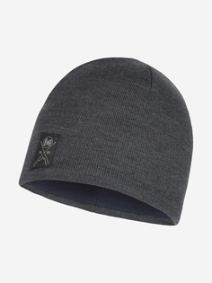 Шапка Buff Knitted & Fleece Band Hat SOLID Grey, Серый