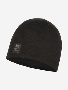 Шапка Buff Knitted & Fleece Band Hat SOLID Black, Черный
