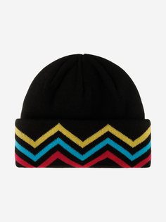 Шапка с отворотом STETSON 8599136 BEANIE BALACLAVA STETSON FREESTYLE (черный), Черный
