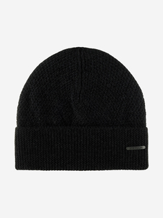 Шапка с отворотом STETSON 8599396 BEANIE MERINO WOOL (серый), Серый