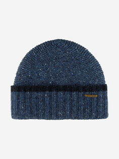 Шапка с отворотом STETSON 8599391 BEANIE DONEGAL WOOL (синий), Синий