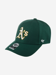 Бейсболка 47 BRAND B-MVP18WBV-DG Oakland Athletics MLB (зеленый), Зеленый 47