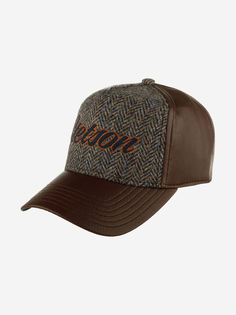 Бейсболка STETSON 7767501 TRUCKER CAP LAMB NAPPA HARRIS TWEED (коричневый), Коричневый