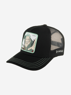 Бейсболка с сеточкой CAPSLAB CL/OP1/3/ZOR2 Junior One Piece Roronoa Zoro (черный), Черный Capslab®