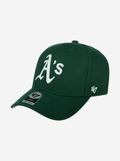 Бейсболка 47 BRAND B-MVP18WBV Oakland Athletics MLB (зеленый), Зеленый 47