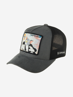 Бейсболка с сеточкой CAPSLAB CL/TAJ5/1/PCT/TOM Tom And Jerry (серый), Серый Capslab®