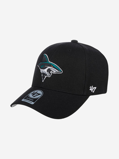 Бейсболка 47 BRAND H-MVP22WBV San Jose Sharks NHL (черный), Черный 47