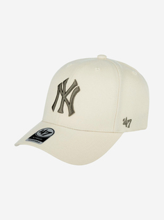 Бейсболка 47 BRAND B-MVPSP17WBP New York Yankees MLB (белый), Белый 47