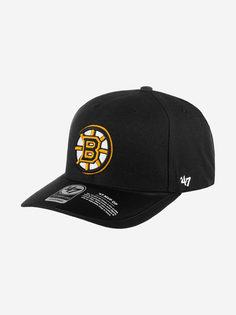 Бейсболка 47 BRAND H-CLZOE01WBP Boston Bruins NHL (черный), Черный 47