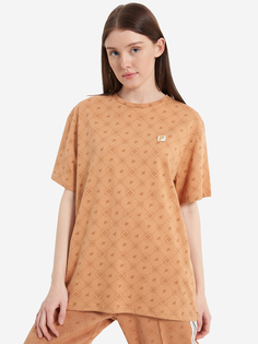 Футболка женская оверсайз FILA, Бежевый