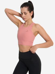 Спортивный топ бра Demix CoverLux Yoga Longline, Розовый