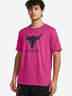 Футболка мужская Under Armour UA PJT RCK Payoff Graphc SS, Розовый