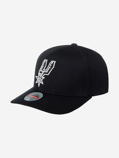 Бейсболка MITCHELL NESS HHSS3257-SASYYPPPBLCK San Antonio Spurs NBA (черный), Черный Mitchell&Ness