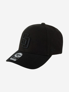 Бейсболка 47 BRAND B-MVP21WBV-BKB San Diego Padres MLB (черный), Черный 47