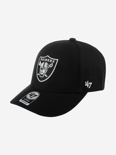 Бейсболка 47 BRAND F-MVP23WBV-BK Las Vegas Raiders NFL (черный), Черный 47