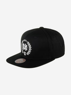 Бейсболка с прямым козырьком MITCHELL NESS HHSS6829-MNNYYPPPBLCK (черный), Черный Mitchell&Ness