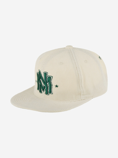 Бейсболка с прямым козырьком MITCHELL NESS HMUS6828-MNNYYPPPOFWH (белый), Белый Mitchell&Ness
