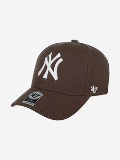 Бейсболка 47 BRAND B-MVPSP17WBP New York Yankees MLB (коричневый), Коричневый 47