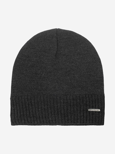 Шапка без отворота STETSON 8599338 OVERSIZED MERINO (серый), Серый