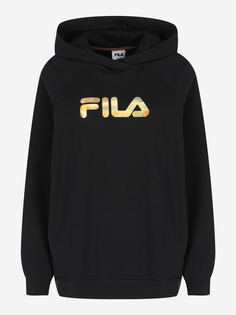 Худи для девочек оверсайз FILA, Черный
