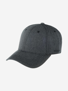 Бейсболка STETSON 7721141 BASEBALL CAP COTTON MELANGE (серый), Серый