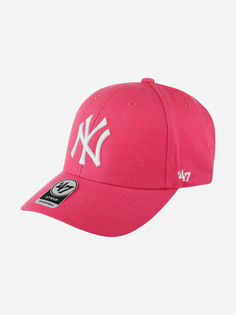 Бейсболка 47 BRAND B-MVP17WBV-MA New York Yankees MLB (розовый), Розовый 47
