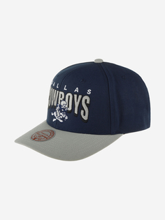 Бейсболка MITCHELL NESS HHSS6641-DCOYYPPPNAVY Dallas Cowboys NFL (синий), Синий Mitchell&Ness