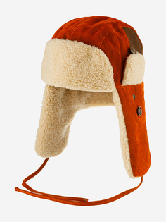 Шапка ушанка STETSON 9291108 BOMBER CAP CORDUROY STETSON FREESTYLE (оранжевый), Оранжевый