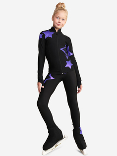 Костюм спортивный "StarSky" для фигурного катания IceDress, Черный