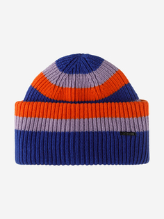Шапка с отворотом STETSON 8599392 BEANIE STRIPES WOOL STETSON FREESTYLE (синий), Синий