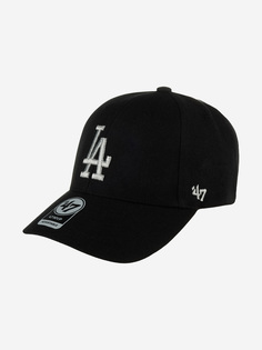 Бейсболка 47 BRAND B-MTLCS12WBP-BKA Los Angeles Dodgers MLB (черный), Черный 47