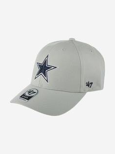 Бейсболка 47 BRAND F-MVP09WBV-GY Dallas Cowboys NFL (серый), Серый 47
