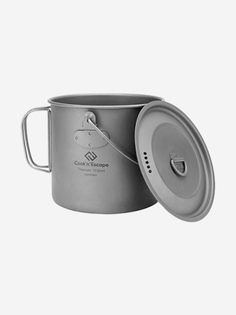 Кастрюля KingCamp 1100ml Titanium Soloist, Серебряный