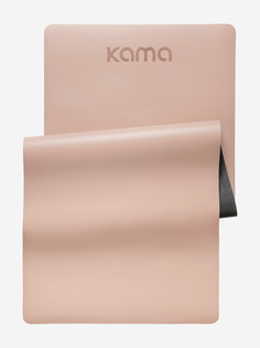 Коврик для йоги и фитнеса Каучук полиуретан/ Nonslip/ Kama/ розовый, Розовый