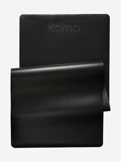 Коврик для йоги и фитнеса Каучук полиуретан/ Nonslip/ Kama/ черный, Черный