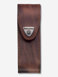 Чехол Victorinox для ножей 111 мм, 4-6 уровней, кожаный, Коричневый