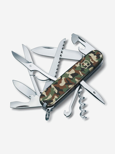 Нож складной Victorinox Huntsman, 91 мм, 15 функций, Зеленый