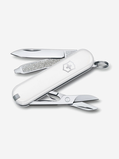 Нож складной Victorinox Classic SD Colors, 58 мм, 7 функций, Белый