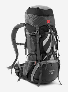 Туристический рюкзак Naturehike Discovery 70+5 L черный новая версия, Черный